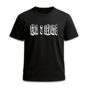Black Tee with Color Pop Embroidery
