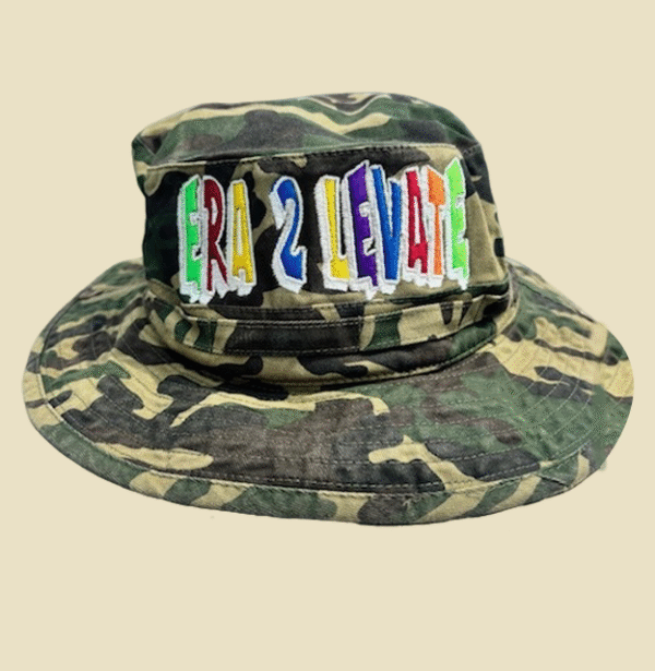 Camo Embroidery Bucket hats
