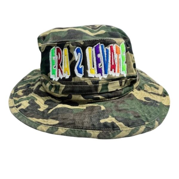 Camo Embroidery Bucket hats